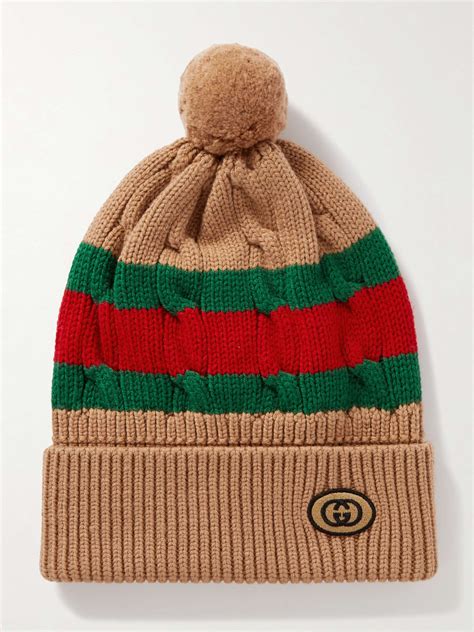 gucci hat with pom pom|Gucci beanies.